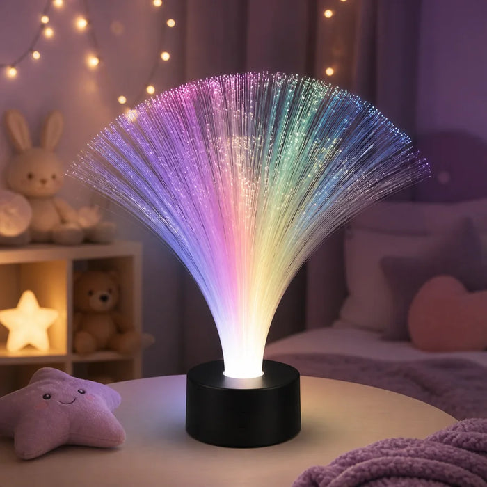 Littleniest Magic Fiber Optic Color-Changing Lamp